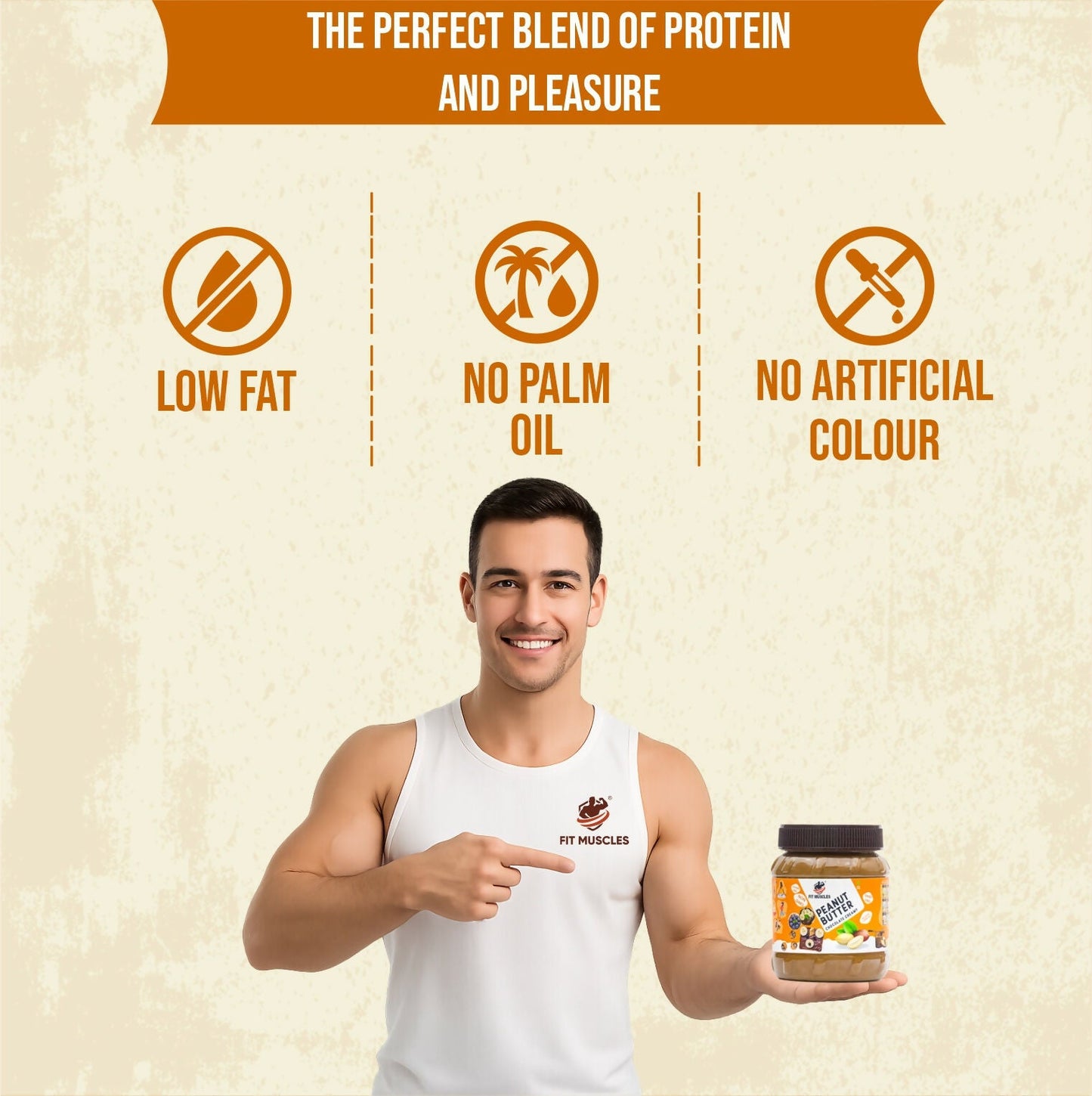 Fit Muscles Chocolate Creamy Peanut Butter