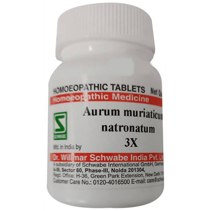 Dr. Willmar Schwabe India Aurum Muriaticum Natronatum Trituration Tablet