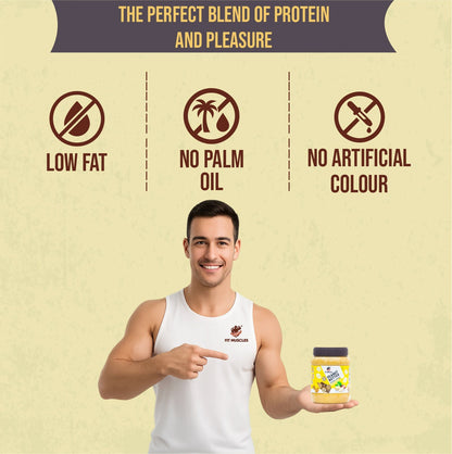 Fit Muscles Natural Peanut Butter Creamy Smooth