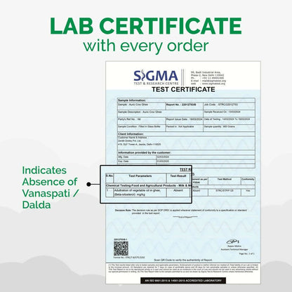 Auric A2 Bilona Desi Cow Ghee - Pure Brijwasi Ghee - Bilona Curd Churned - Distacart