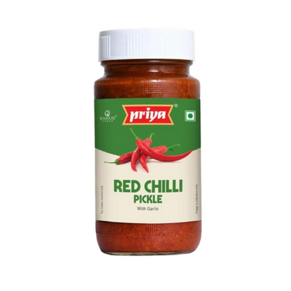 Priya Red Chilli Without Garlic Pickle