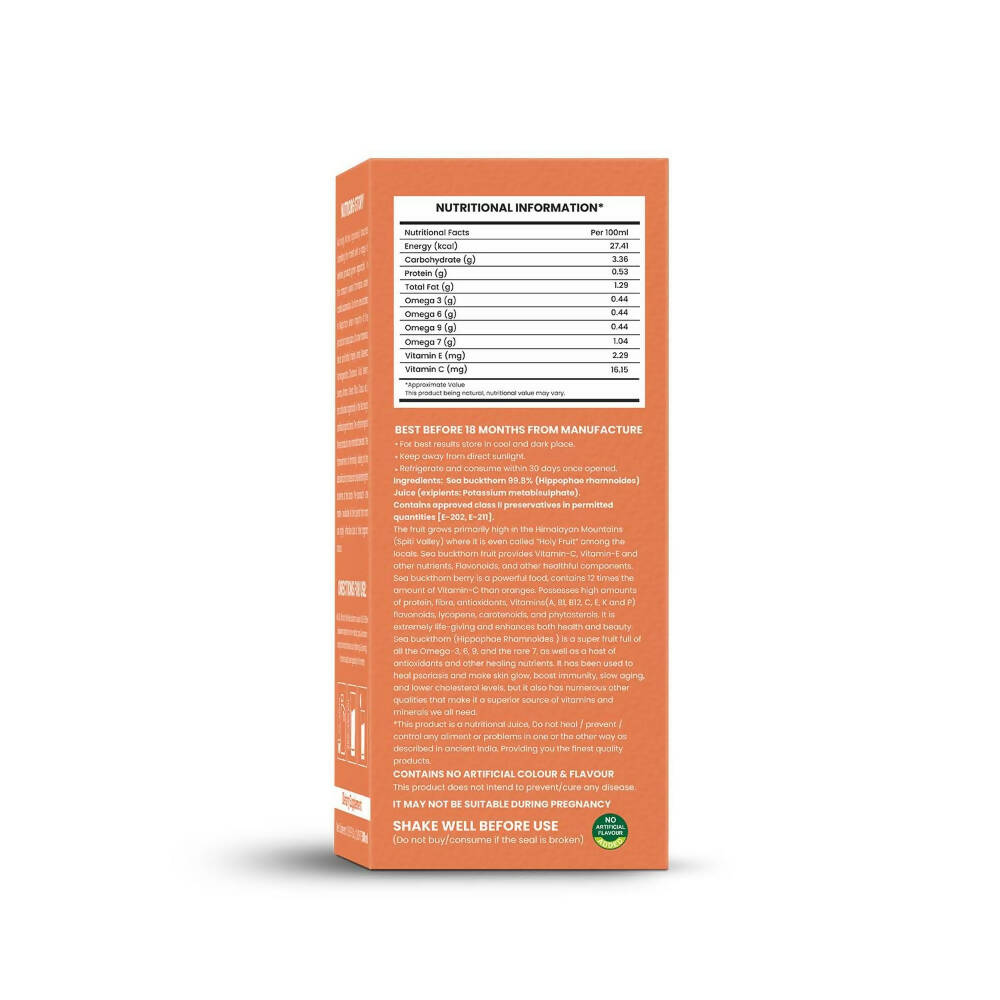 Nutriorg Seabuckthorn Juice - Distacart