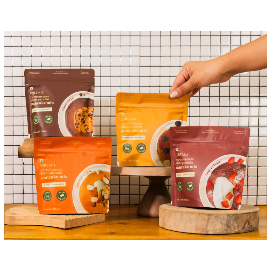 Cosmix no nonsense plant protein pancake mix Chocolate
