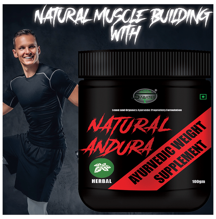 Sabates Natural Andura Ayurvedic Weight Supplement