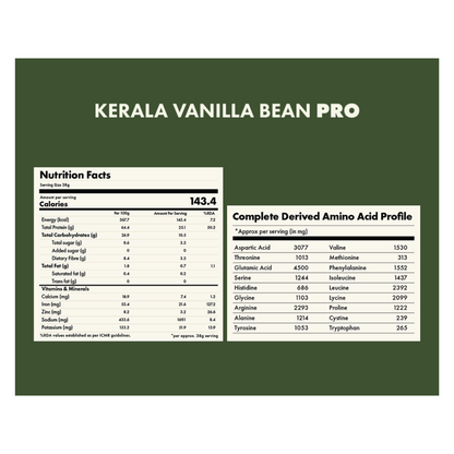 Cosmix no nonsense Plant Protein Pro Kerala Vanilla Bean