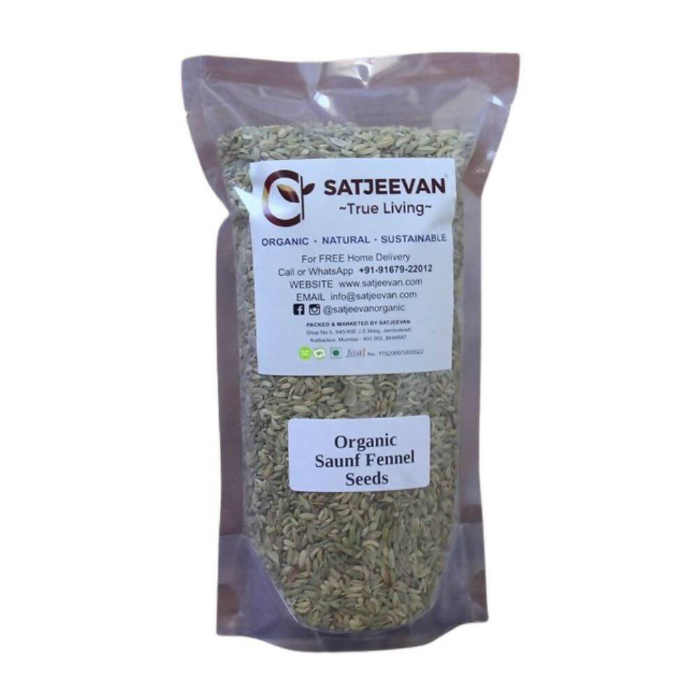 Satjeevan Organic Saunf Fennel Seeds - Distacart
