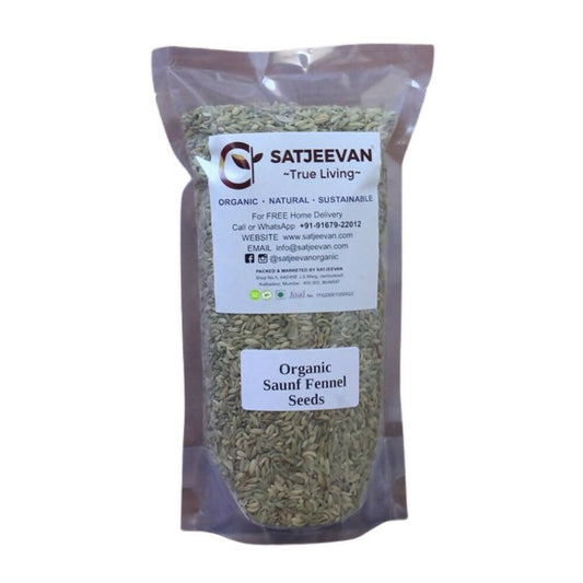 Satjeevan Organic Saunf Fennel Seeds - Distacart