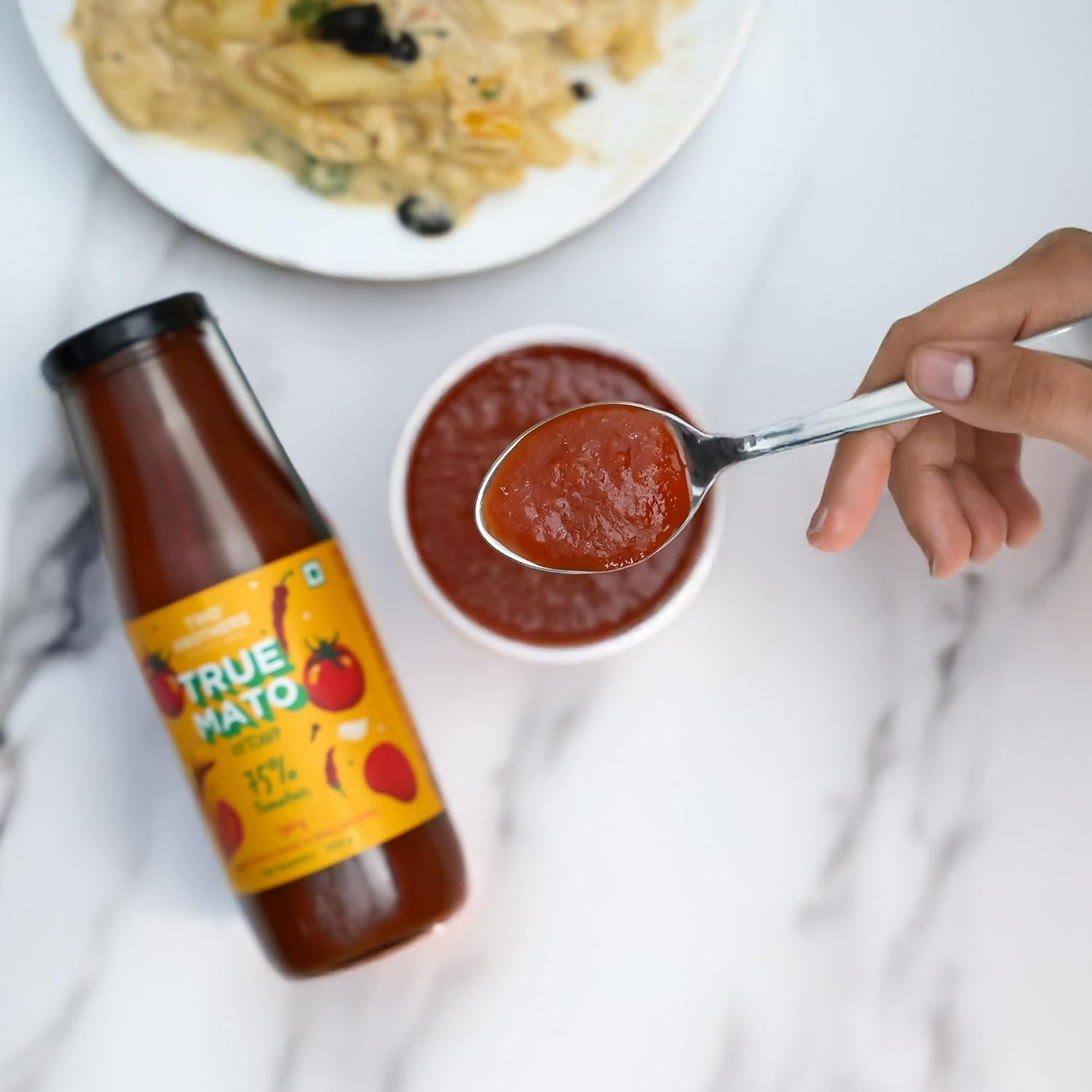 Two Brothers Organic Farms Truemato Ketchup - Spicy