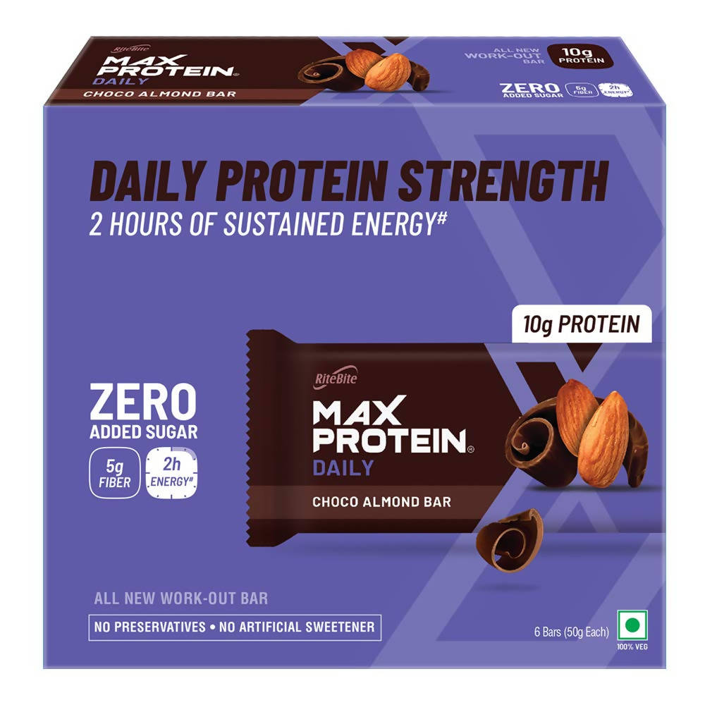 RiteBite Max Protein Daily Choco Almond Bar - Distacart