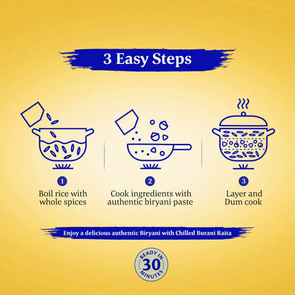 Daawat Biryani Kit Hyderabadi - Authentic Recipe - Distacart