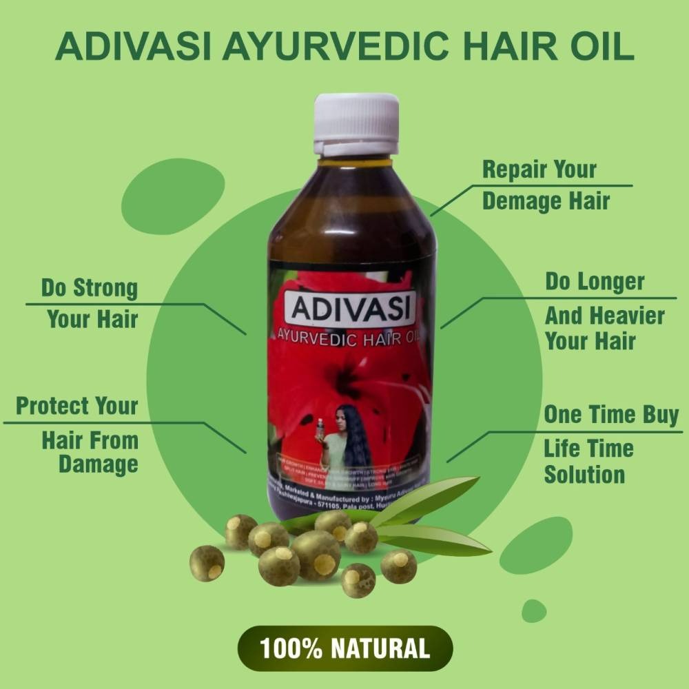 Neelambari Ayurvedic Hair Care Adivasi Herbal Hair Oil