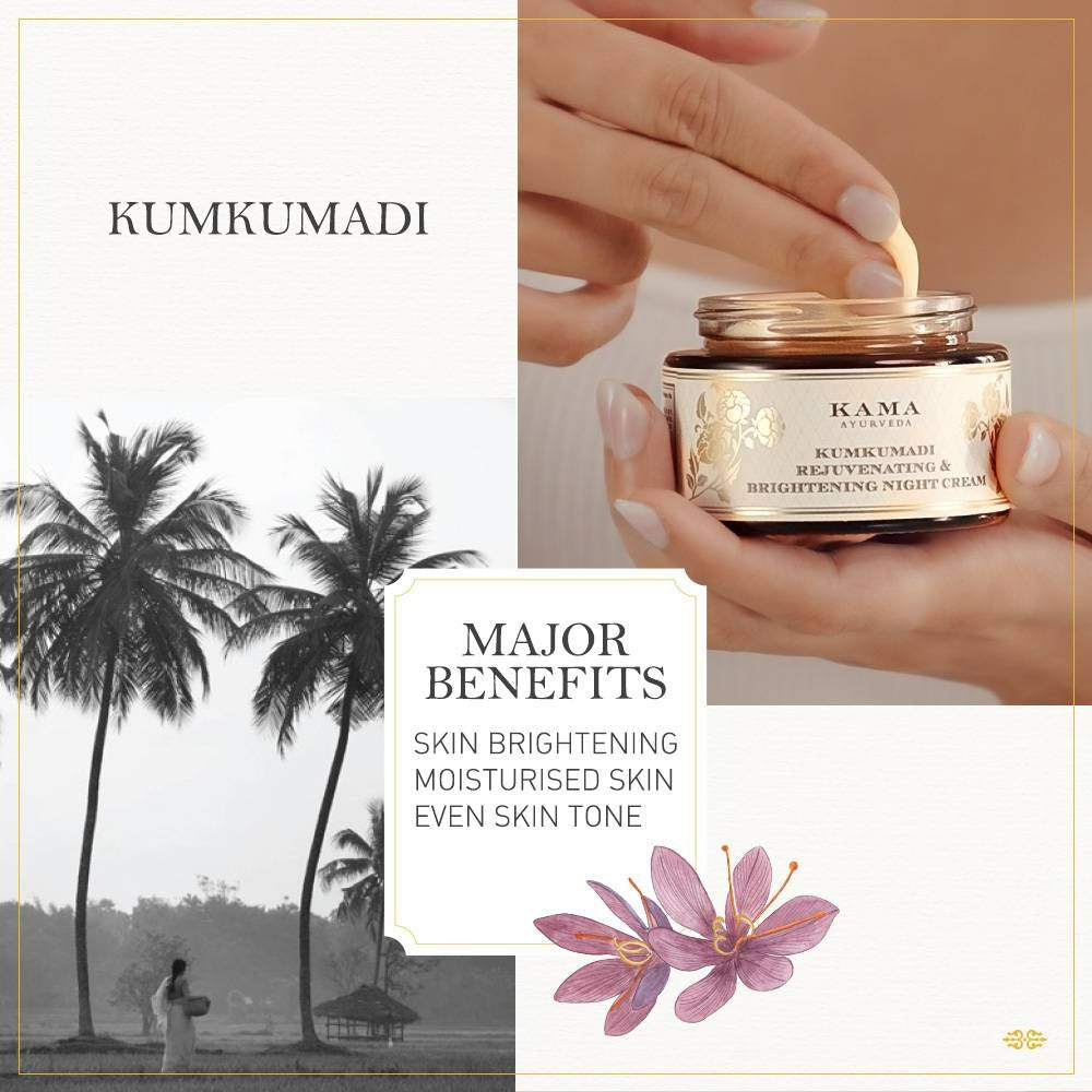 Kama Ayurveda Kumkumadi Rejuvenating & Bright Night Cream