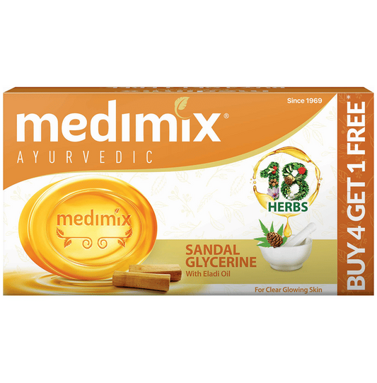 Medimix Ayurvedic Sandal Bathing Soap With Eladi Oil - Distacart
