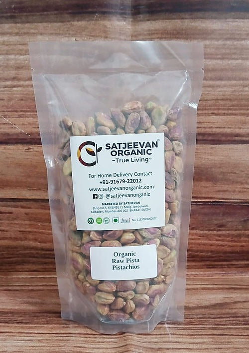 Satjeevan Organic Raw Pista Pistachios