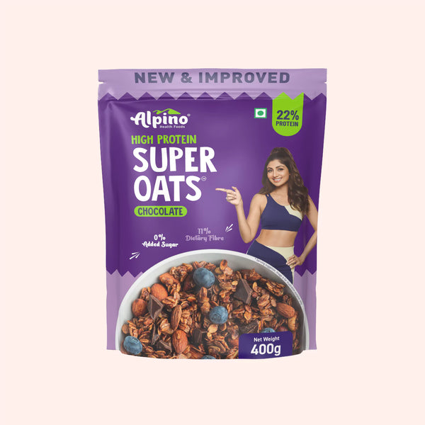 Alpino High Protein Super Rolled Oats Chocolate - Distacart