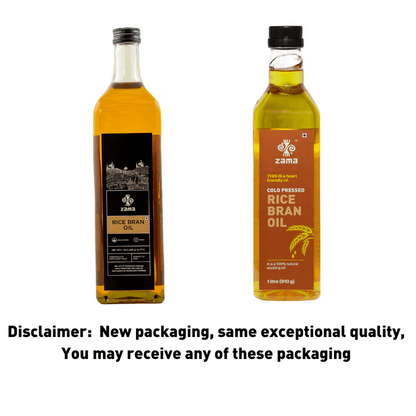 Zama Organics Rice Bran Oil - Distacart