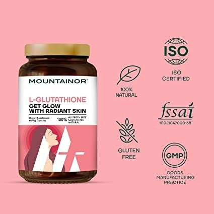 Mountainor L Glutathione Capsules for Healthy & Radiant Skin Capsules - Distacart
