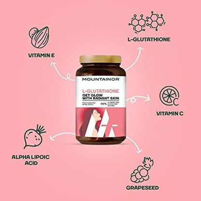 Mountainor L Glutathione Capsules for Healthy & Radiant Skin Capsules - Distacart