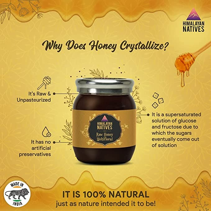 Himalayan Natives Multifloral Raw Honey - Distacart