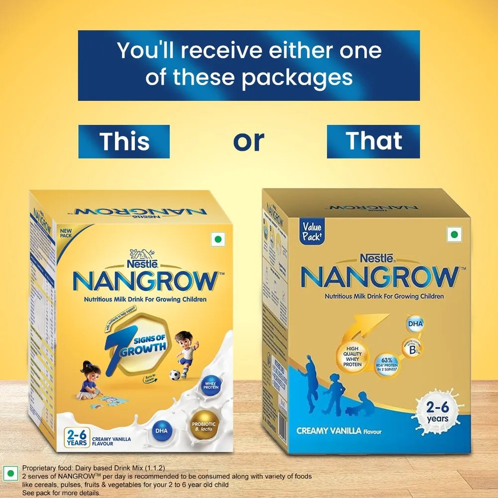 Nestle Nangrow Nutritious Milk Drink - 2 to 6 Years - Distacart