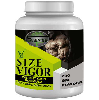Sabates Size Vigour Weight Gain Formula Powder