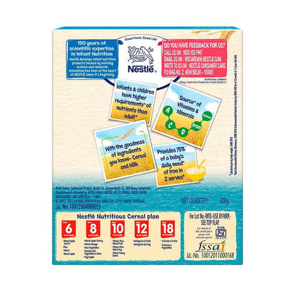 Nestle Cerelac Fortified Baby Cereal with Milk, Rice 6 to 24 months - Distacart