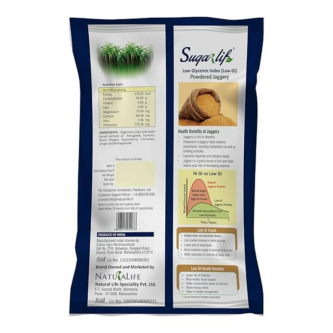 Sugarlif Low GI Jaggery Powder