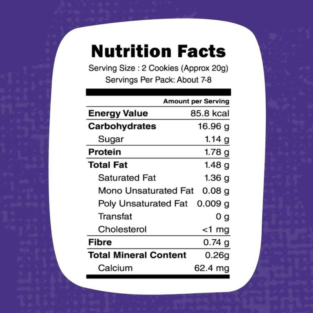 Early Foods Millet Ragi Choco Jaggery Cookies - diocart