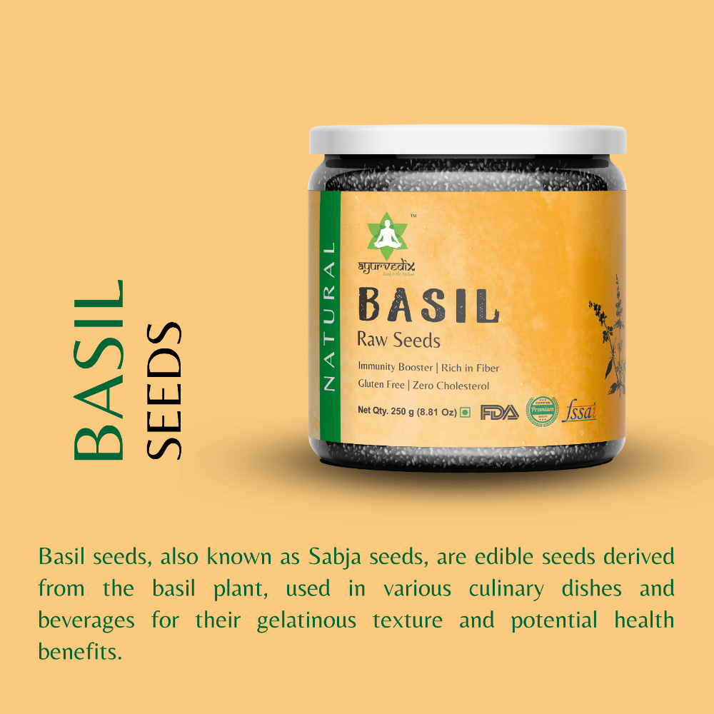 Ayurvedix Nutritious Basil Seeds - Distacart