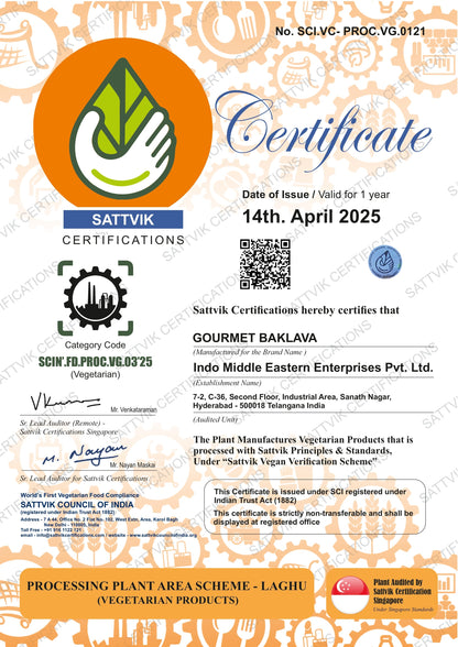 Gourmet Baklava Decadent Hazelnut Nest Baklava