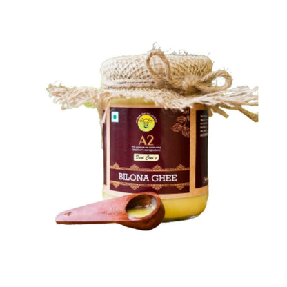 A2 Organics Desi Gir Cow A2 Bilona Ghee | Cultured Ghee | Vedic Bilona Method Ghee
