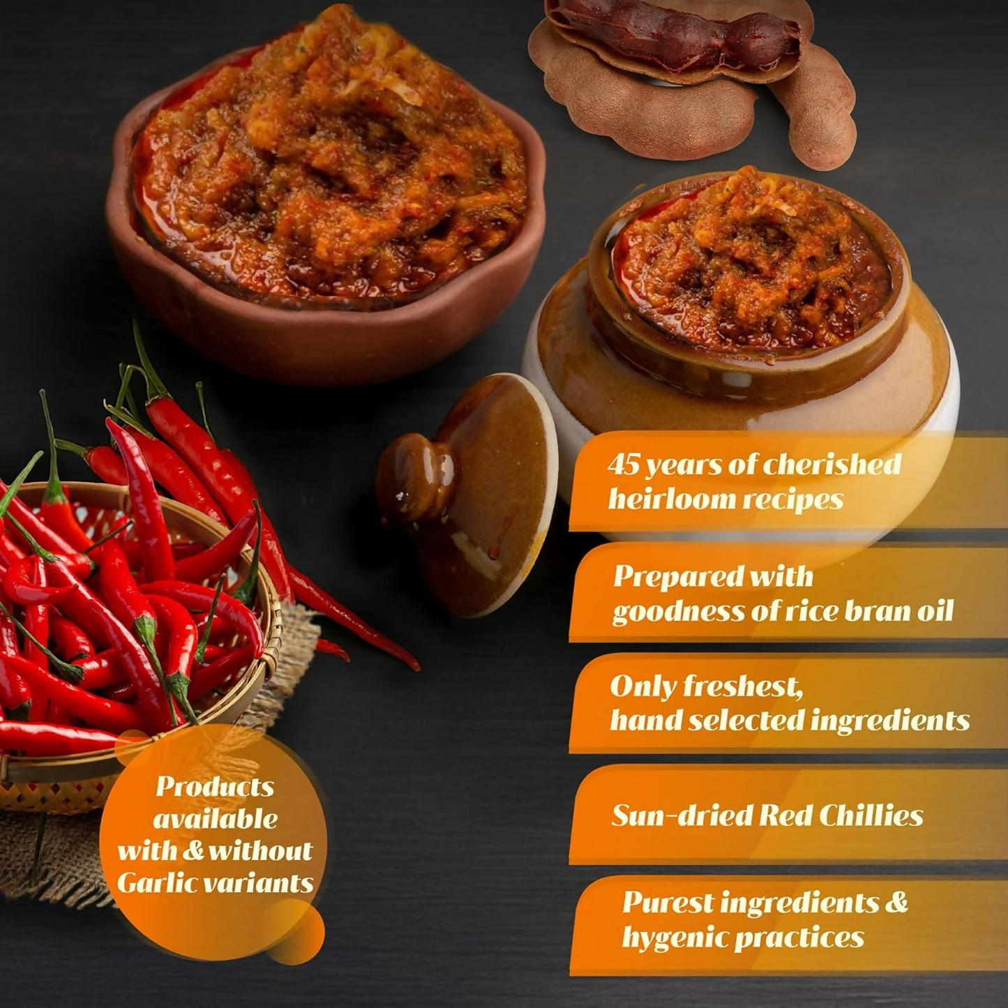 Priya Red Chilli Without Garlic Pickle