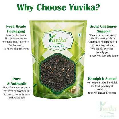 Yuvika Til Kala - Sesamum Indicum - Black Sesame Seeds