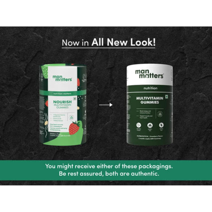 Man Matters Multivitamin Gummies For Men - Strawberry Flavor - Distacart