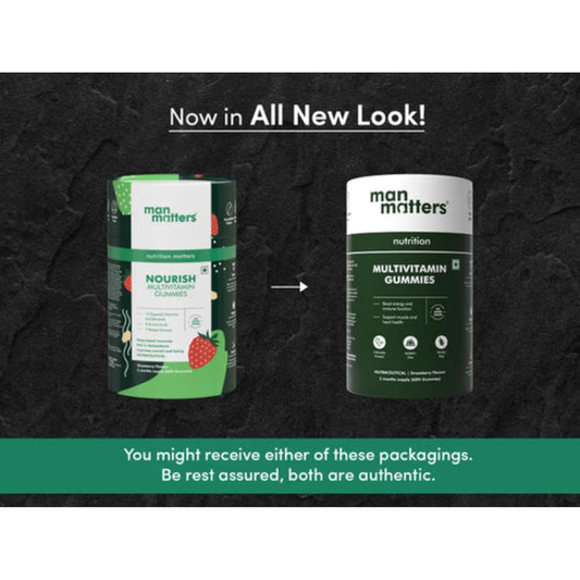 Man Matters Multivitamin Gummies For Men - Strawberry Flavor - Distacart