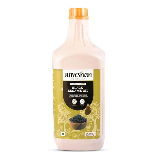 Anveshan Wood Pressed Black Sesame Oil - Distacart