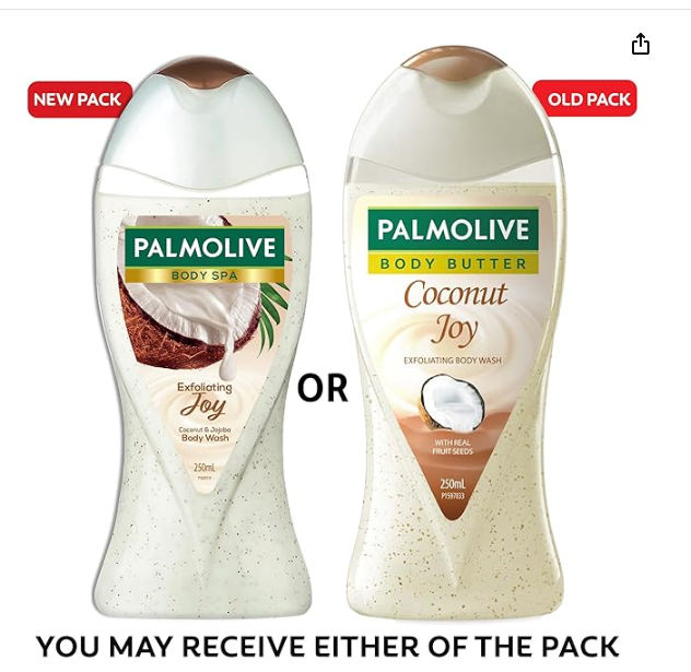 Palmolive Coconut & Jojoba Butter Coconut Joy, Exfoliating & Moisturizing Body Wash - Distacart