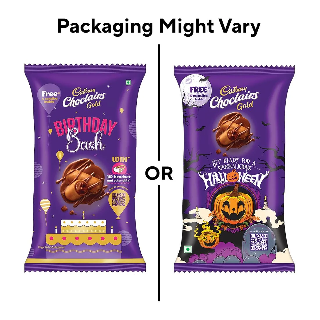 Cadbury Choclairs Gold Candies (chocolatecaramel) - diocartcart