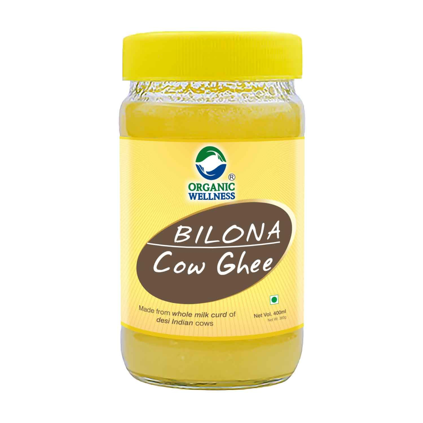 Organic Wellness A2 Bilona Cow Ghee | Vedic Bilona Method Ghee | 100% Pure, Natural & Healthy Ghee | Boost Your Energy With Premium & Traditional Ghee - Distacart