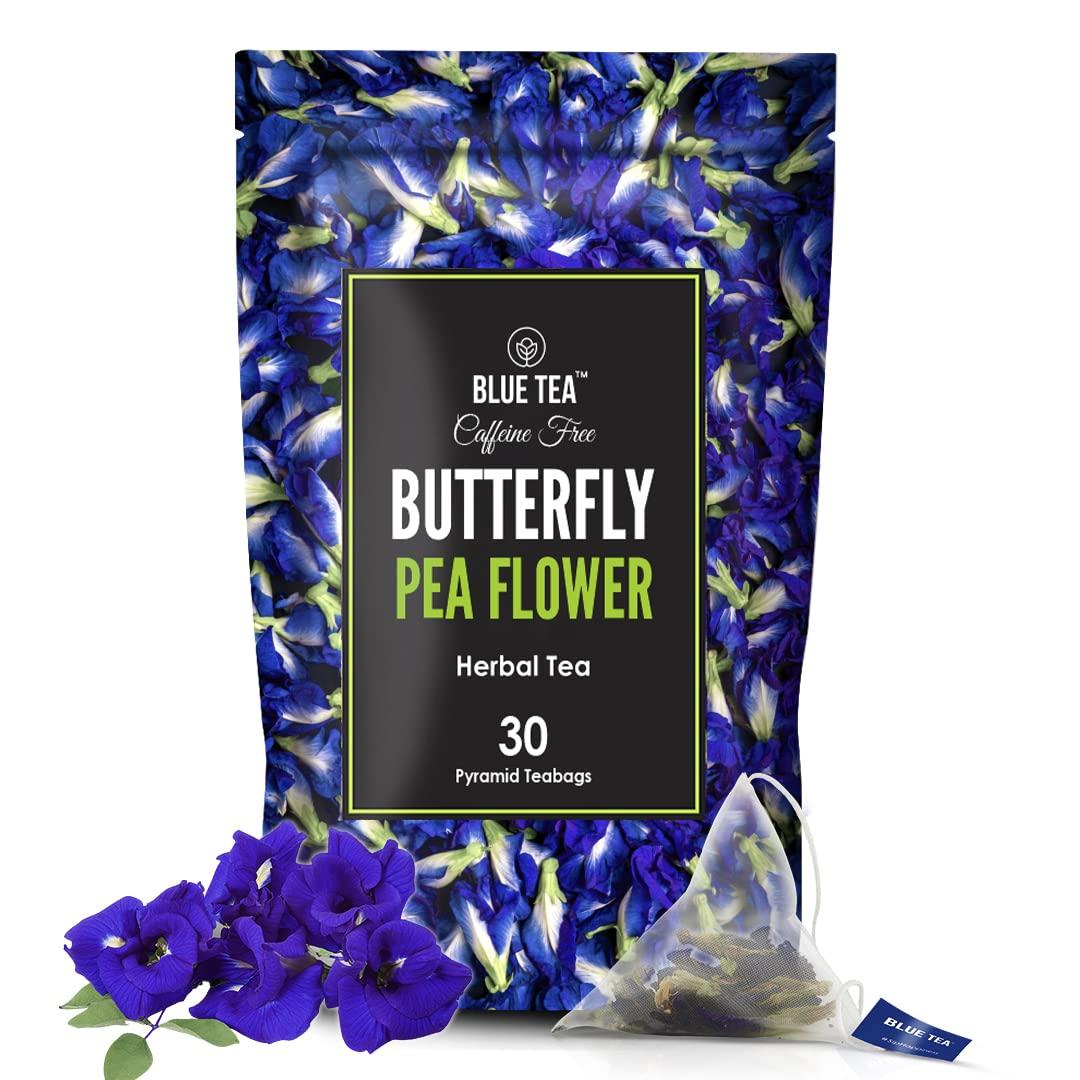Blue Tea Butterfly Pea Herbal Tea Bags - diocart