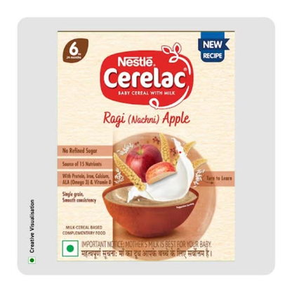 Nestle Cerelac Baby Cereal With Milk - Ragi & Apple