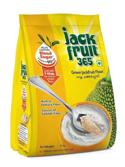 Jackfruit365 Green Jackfruit Flour | Helps To Manage Blood Sugar Levels | Rich Source of Soluble Fiber and Protein