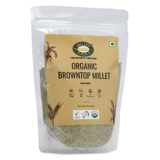 Millet Amma Organic Browntop Millet Grains - Distacart