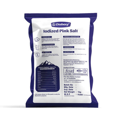 Diabexy Iodized Himalayan Pink Salt