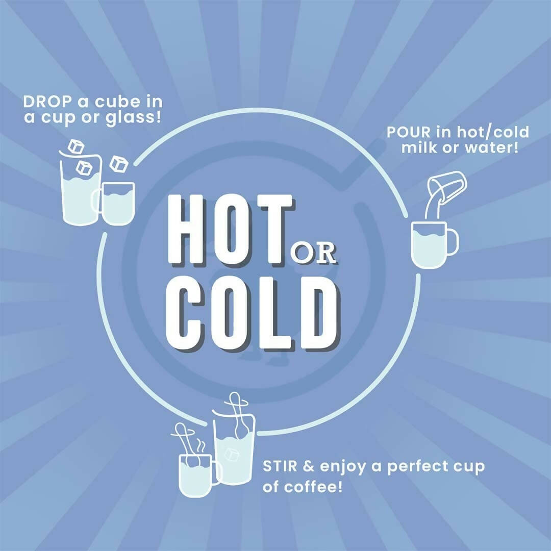 Bevzilla Instant Coffee Cubes Pack with Organic Date Palm Jaggery - Distacart