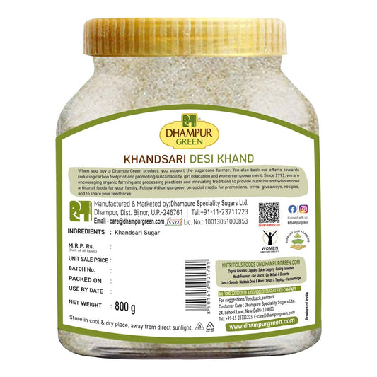 Dhampur Green Desi Khand Khandsari Sugar - Distacart