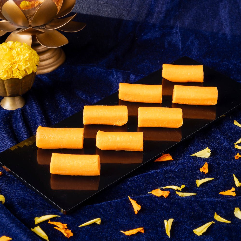 Shree Mithai Kaju Orange Roll