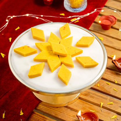 Shree Mithai Kesar Kaju Katli