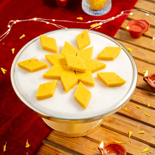 Shree Mithai Kesar Kaju Katli