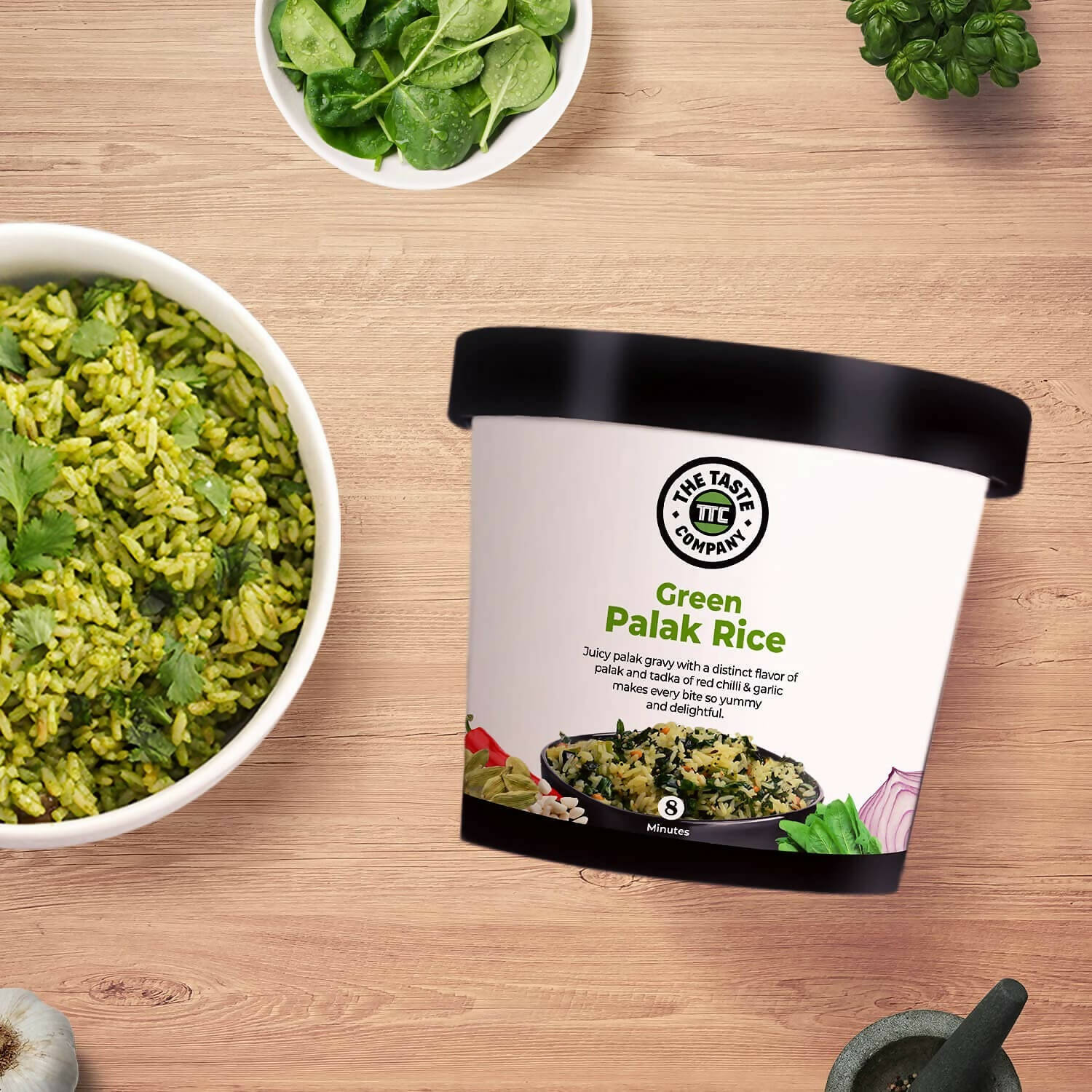 The Taste Company Green Palak Rice - Distacart